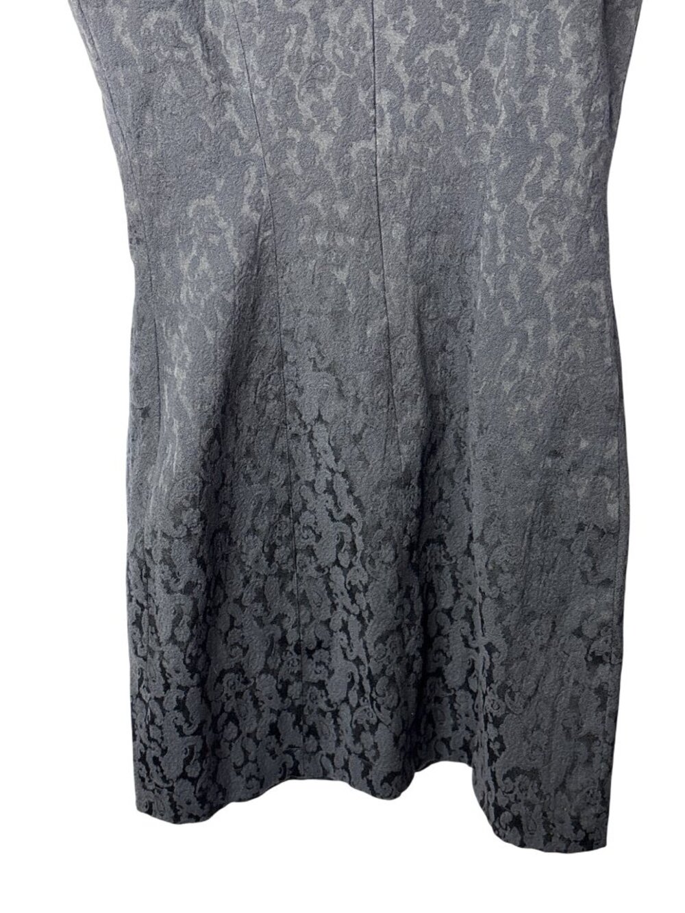 Express Mini Sheath Dress 7/8 Paisley Print Spaghetti Straps Vintage 90s Y2K - Picture 6 of 7